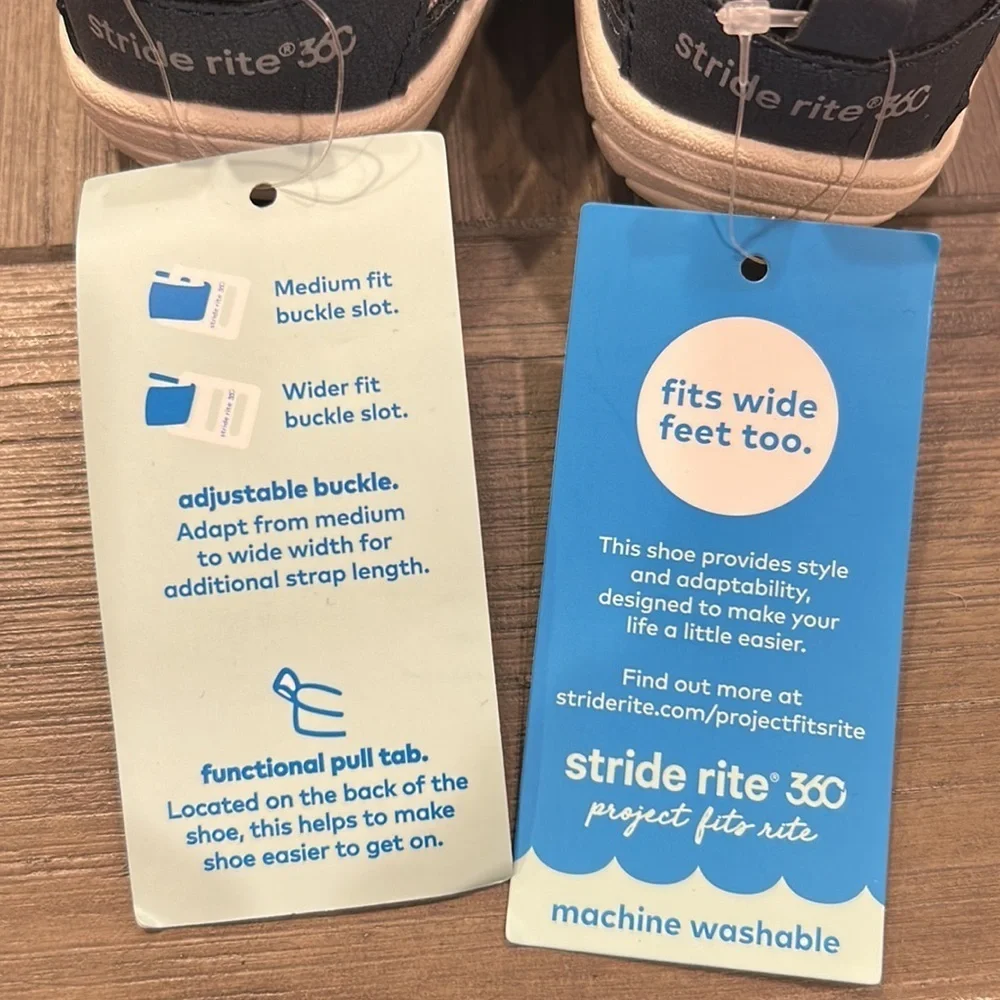 Stride Rite Kids Navy Sandals